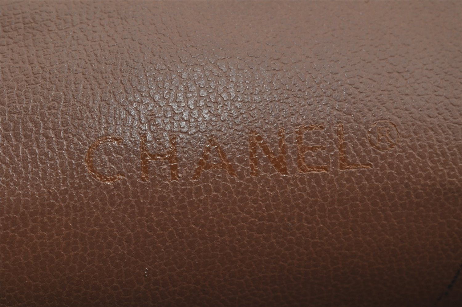 Authentic CHANEL Lamb Skin Matelasse Chain Shoulder Tote Bag Brown CC Junk 3785J