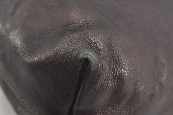 Authentic PRADA Vintage Leather Nappa 2Way Shoulder Tote Bag Brown 3786J