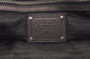 Authentic PRADA Vintage Leather Nappa 2Way Shoulder Tote Bag Brown 3786J