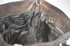 Authentic PRADA Vintage Leather Nappa 2Way Shoulder Tote Bag Brown 3786J