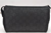 Authentic GUCCI Clutch Hand Bag Purse GG Nylon Leather 0141126 Black Junk 3787K