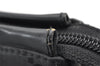 Authentic GUCCI Clutch Hand Bag Purse GG Nylon Leather 0141126 Black Junk 3787K