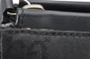 Authentic GUCCI Clutch Hand Bag Purse GG Nylon Leather 0141126 Black Junk 3787K