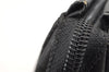 Authentic GUCCI Clutch Hand Bag Purse GG Nylon Leather 0141126 Black Junk 3787K