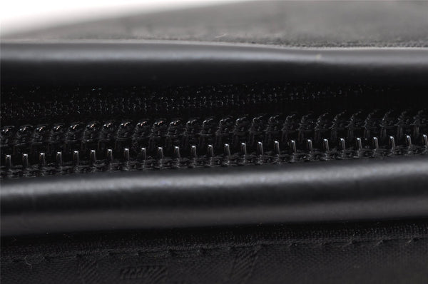 Authentic GUCCI Clutch Hand Bag Purse GG Nylon Leather 0141126 Black Junk 3787K
