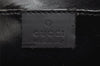 Authentic GUCCI Clutch Hand Bag Purse GG Nylon Leather 0141126 Black Junk 3787K