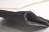 Authentic Christian Dior Trotter Shoulder Bag Purse Canvas Leather Black 3788K