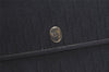 Authentic Christian Dior Trotter Shoulder Bag Purse Canvas Leather Black 3788K