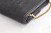 Authentic Christian Dior Trotter Shoulder Bag Purse Canvas Leather Black 3788K