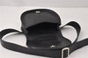 Authentic GUCCI Horsebit Waist Body Bag Purse Leather Black Junk 3789K