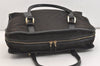 Authentic GUCCI Abbey Shoulder Hand Bag GG Canvas Leather 130940 Black 3790J