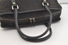 Authentic GUCCI Abbey Shoulder Hand Bag GG Canvas Leather 130940 Black 3790J