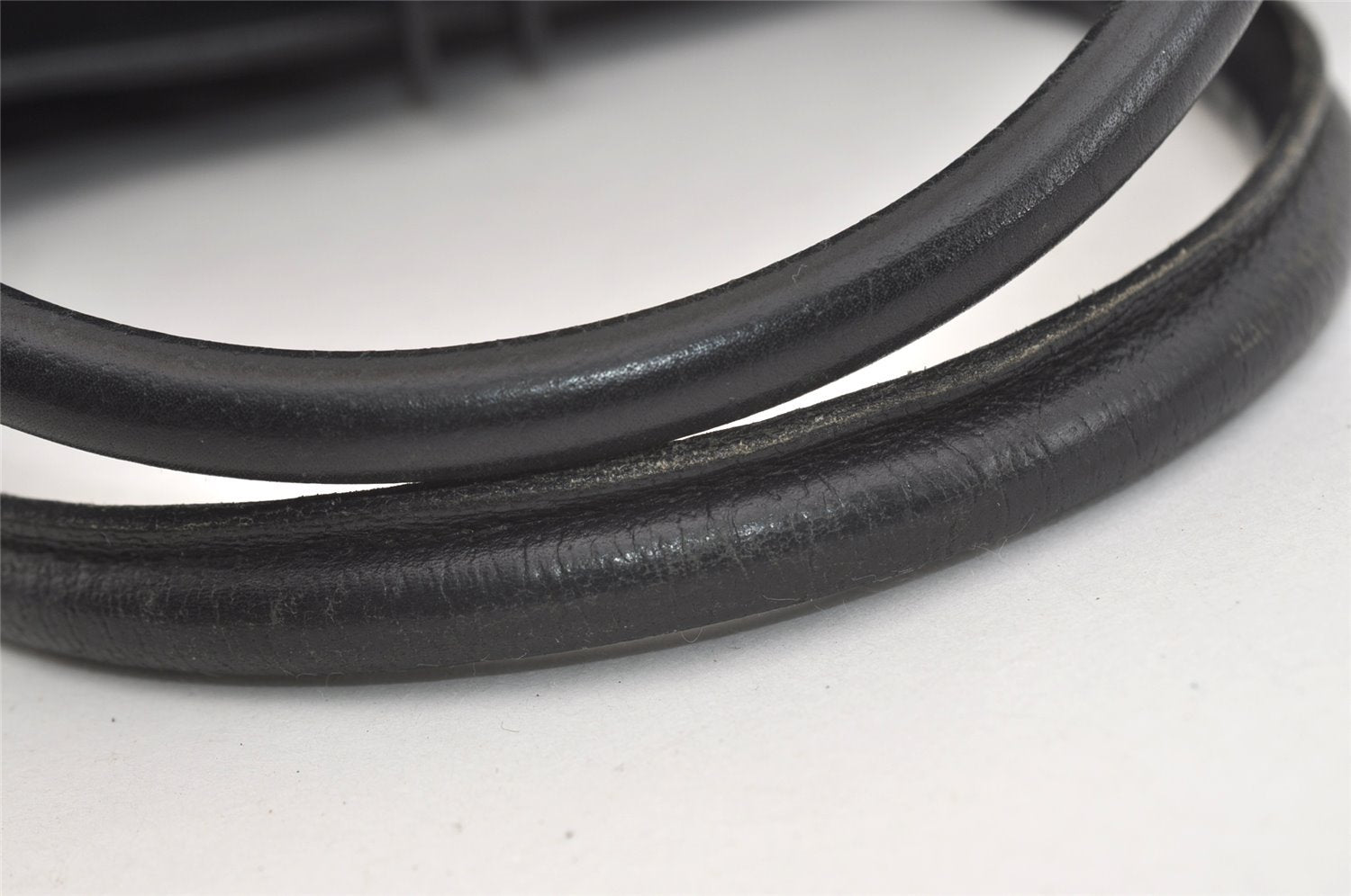 Authentic GUCCI Abbey Shoulder Hand Bag GG Canvas Leather 130940 Black 3790J