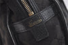 Authentic GUCCI Abbey Shoulder Hand Bag GG Canvas Leather 130940 Black 3790J