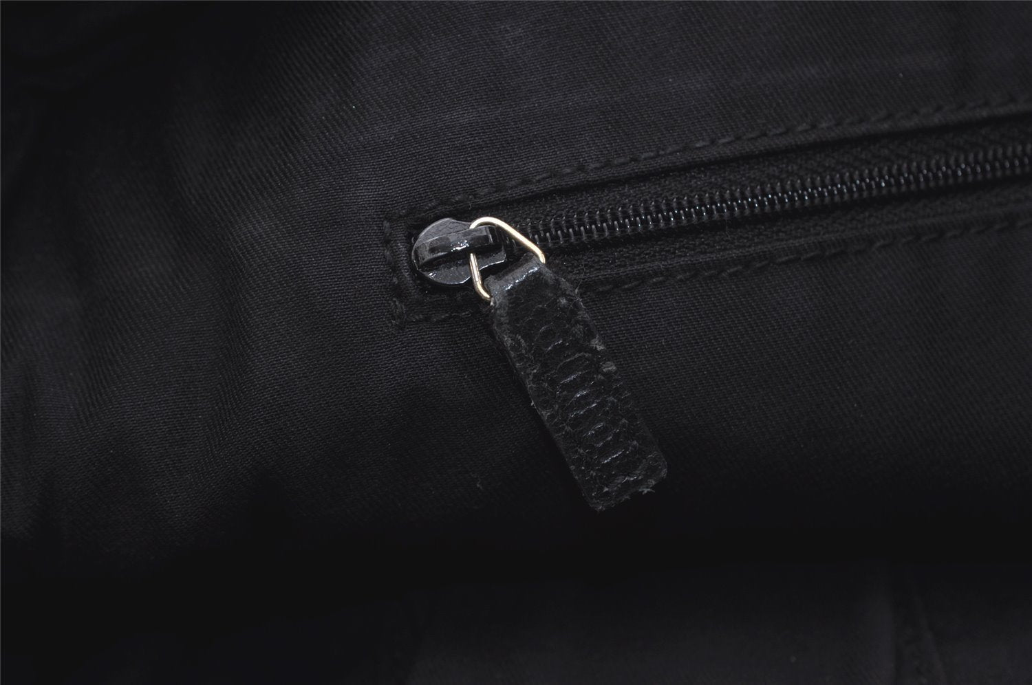 Authentic GUCCI Abbey Shoulder Hand Bag GG Canvas Leather 130940 Black 3790J