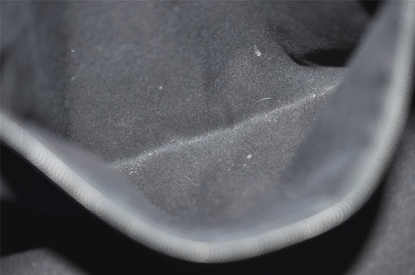 Authentic GUCCI Abbey Shoulder Hand Bag GG Canvas Leather 130940 Black 3790J