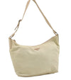 Authentic PRADA Nylon Tessuto Leather Shoulder Cross Body Bag Purse White 3791J