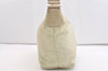 Authentic PRADA Nylon Tessuto Leather Shoulder Cross Body Bag Purse White 3791J