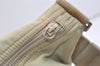Authentic PRADA Nylon Tessuto Leather Shoulder Cross Body Bag Purse White 3791J