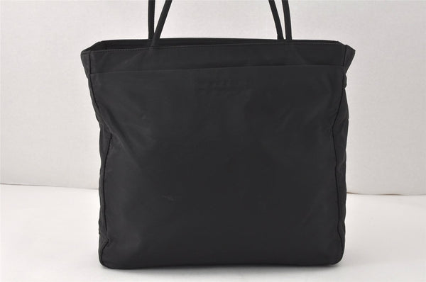 Authentic PRADA Vintage Nylon Tessuto Shoulder Tote Bag Black 3791K