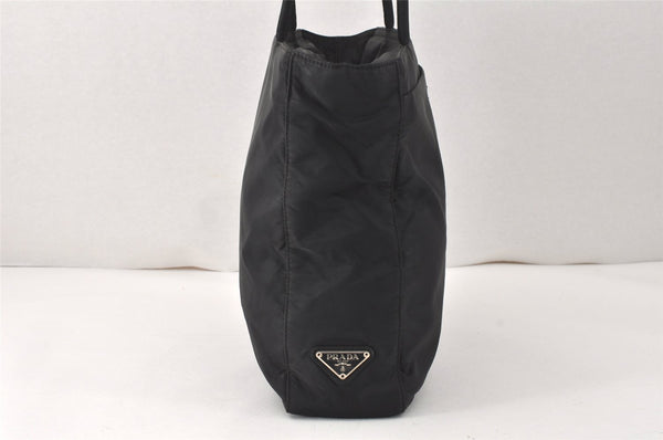 Authentic PRADA Vintage Nylon Tessuto Shoulder Tote Bag Black 3791K