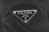 Authentic PRADA Vintage Nylon Tessuto Shoulder Tote Bag Black 3791K