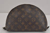 Auth Louis Vuitton Monogram Trousse Demi Ronde 23 Pouch M47520 Junk 3792J