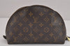 Auth Louis Vuitton Monogram Trousse Demi Ronde 23 Pouch M47520 Junk 3792J