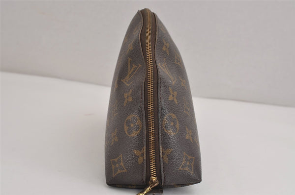 Auth Louis Vuitton Monogram Trousse Demi Ronde 23 Pouch M47520 Junk 3792J