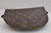 Auth Louis Vuitton Monogram Trousse Demi Ronde 23 Pouch M47520 Junk 3792J