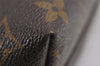 Auth Louis Vuitton Monogram Trousse Demi Ronde 23 Pouch M47520 Junk 3792J