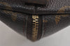 Auth Louis Vuitton Monogram Trousse Demi Ronde 23 Pouch M47520 Junk 3792J