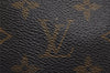 Auth Louis Vuitton Monogram Trousse Demi Ronde 23 Pouch M47520 Junk 3792J