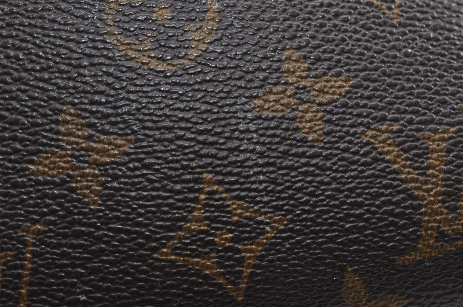 Auth Louis Vuitton Monogram Trousse Demi Ronde 23 Pouch M47520 Junk 3792J