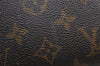Auth Louis Vuitton Monogram Trousse Demi Ronde 23 Pouch M47520 Junk 3792J