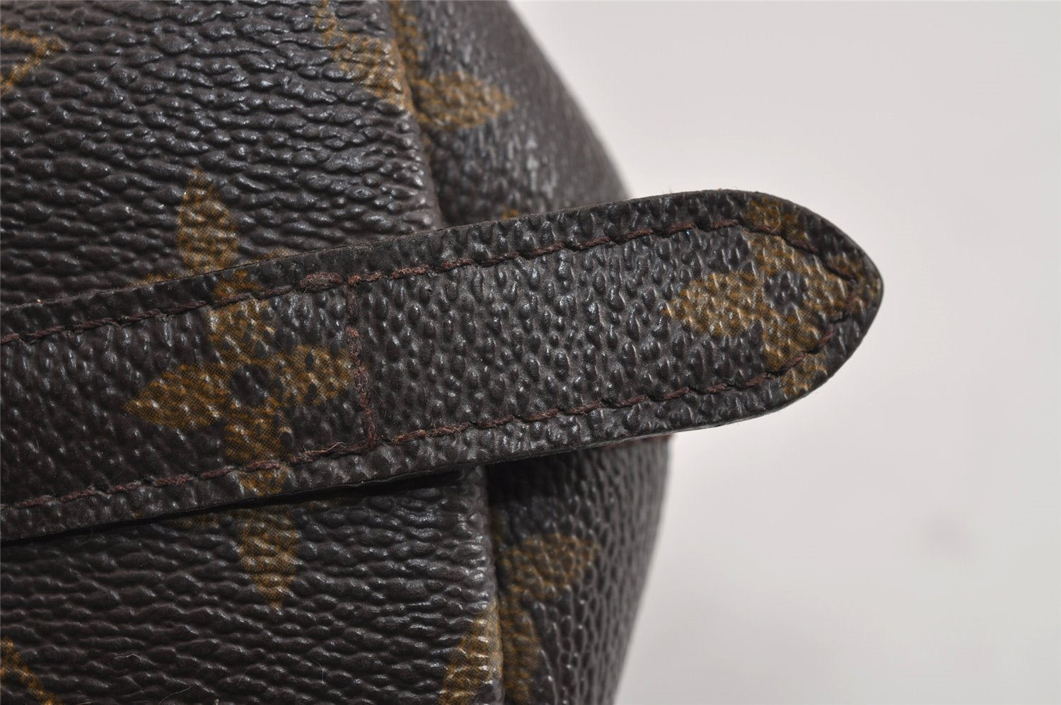 Auth Louis Vuitton Monogram Trousse Demi Ronde 23 Pouch M47520 Junk 3792J