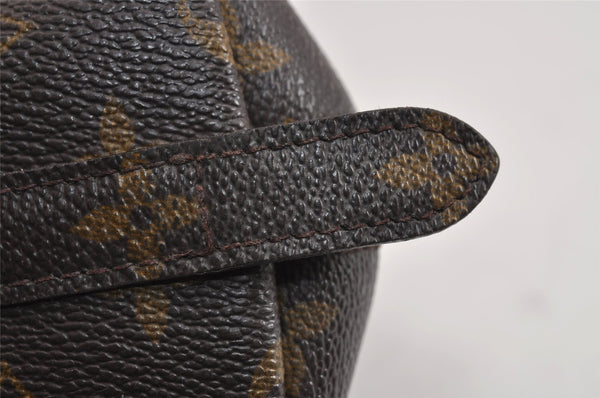 Auth Louis Vuitton Monogram Trousse Demi Ronde 23 Pouch M47520 Junk 3792J