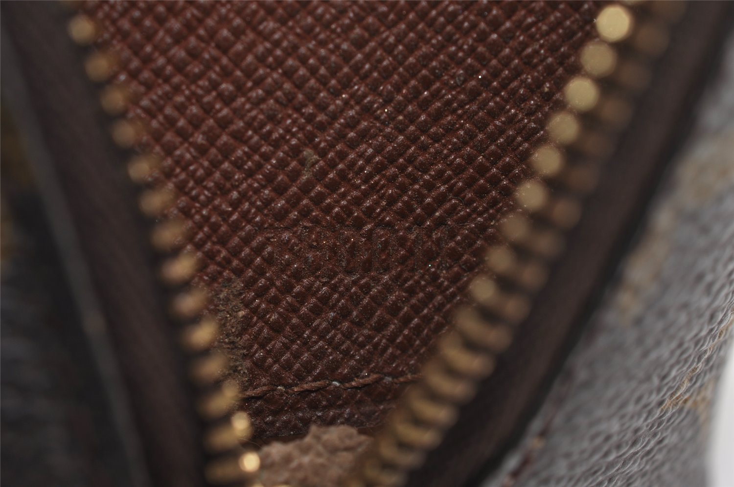 Auth Louis Vuitton Monogram Trousse Demi Ronde 23 Pouch M47520 Junk 3792J