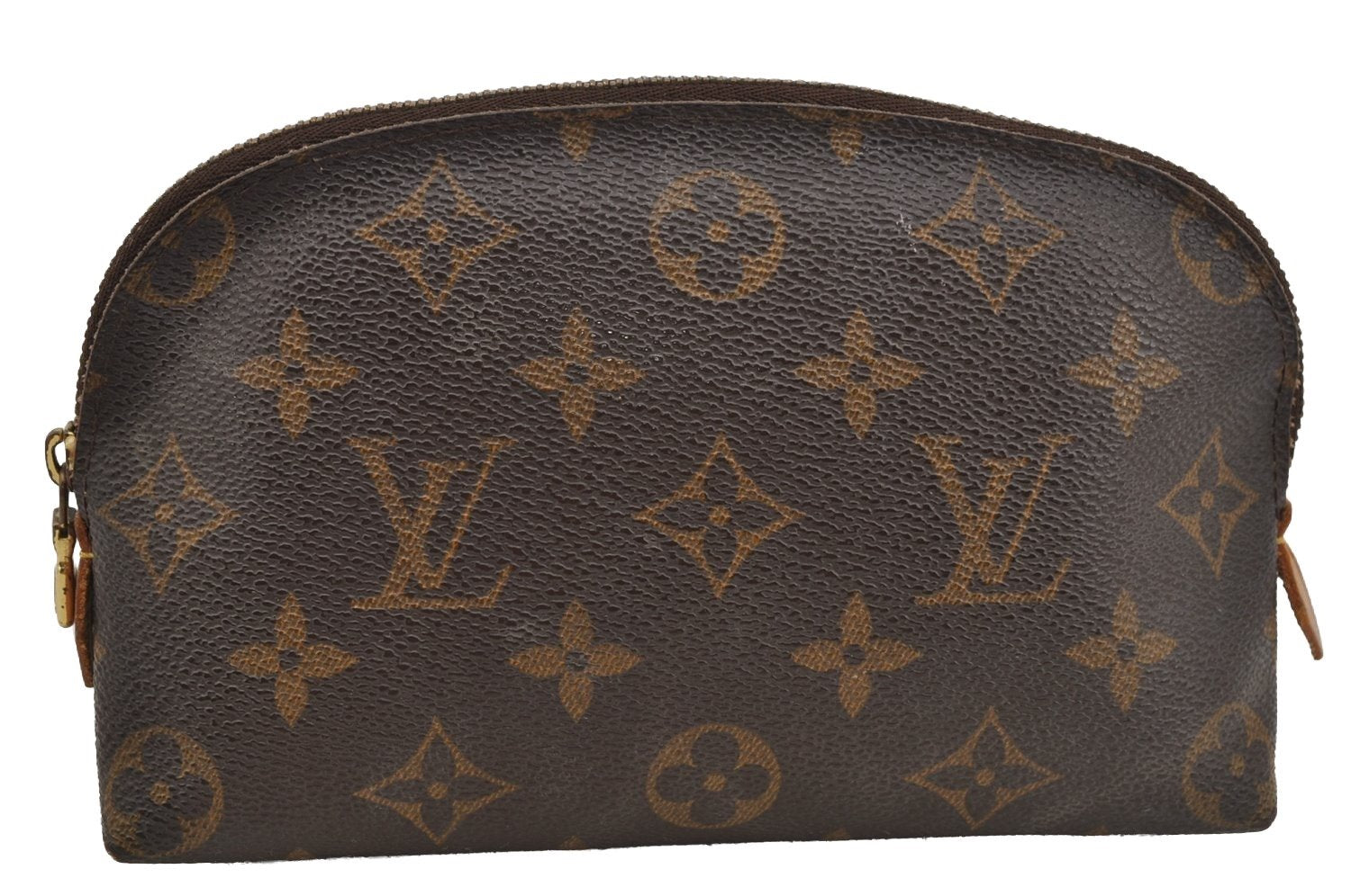 Authentic Louis Vuitton Monogram Pochette Cosmetic Pouch M47515 LV Junk 3793J