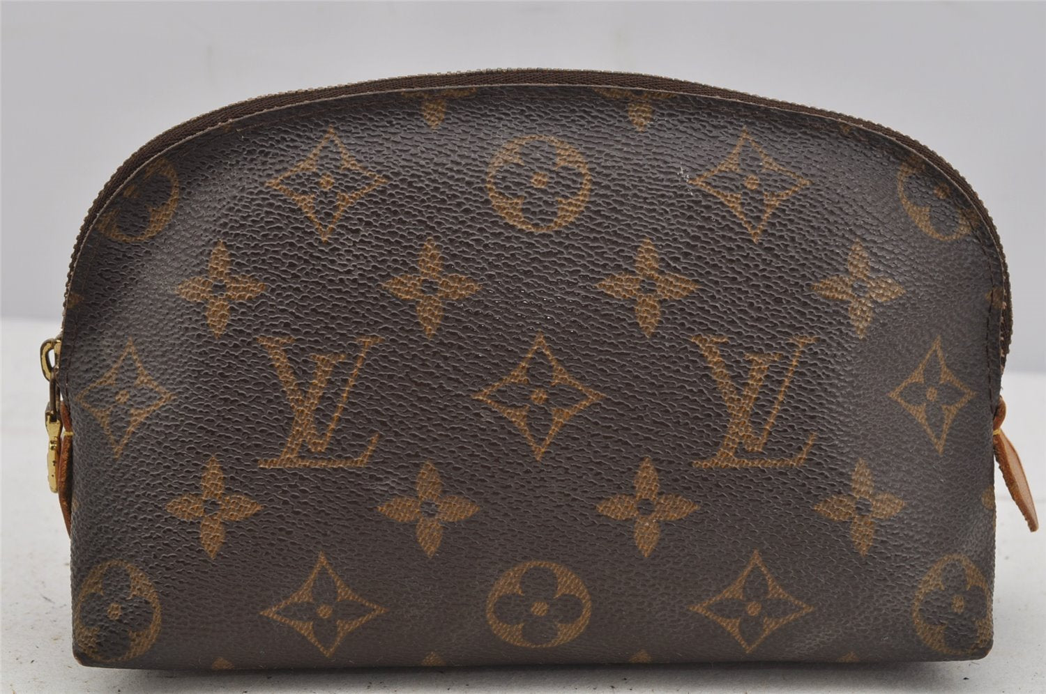 Authentic Louis Vuitton Monogram Pochette Cosmetic Pouch M47515 LV Junk 3793J