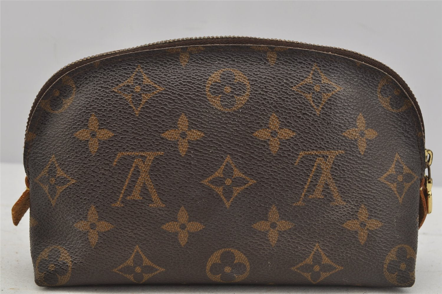 Authentic Louis Vuitton Monogram Pochette Cosmetic Pouch M47515 LV Junk 3793J