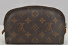 Authentic Louis Vuitton Monogram Pochette Cosmetic Pouch M47515 LV Junk 3793J