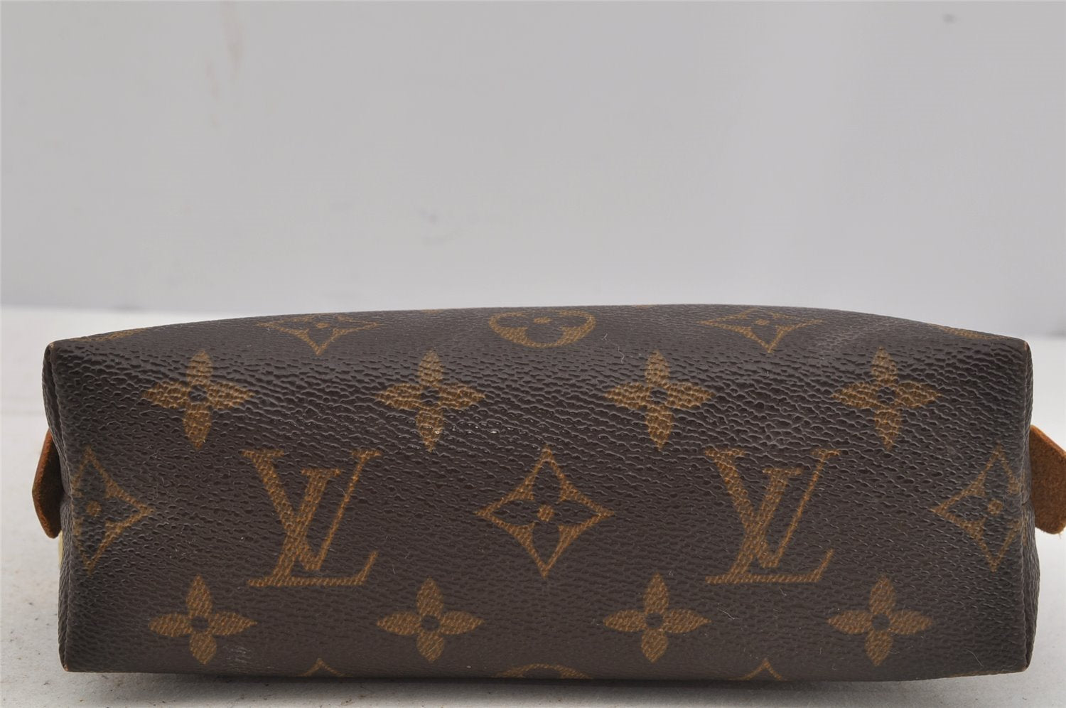 Authentic Louis Vuitton Monogram Pochette Cosmetic Pouch M47515 LV Junk 3793J