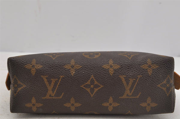 Authentic Louis Vuitton Monogram Pochette Cosmetic Pouch M47515 LV Junk 3793J