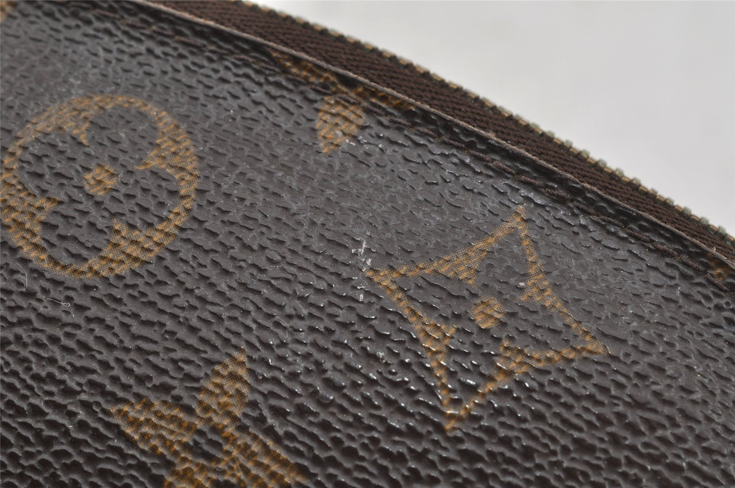 Authentic Louis Vuitton Monogram Pochette Cosmetic Pouch M47515 LV Junk 3793J