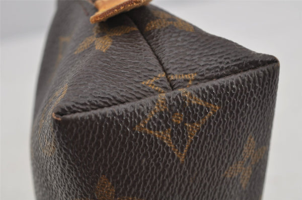 Authentic Louis Vuitton Monogram Pochette Cosmetic Pouch M47515 LV Junk 3793J