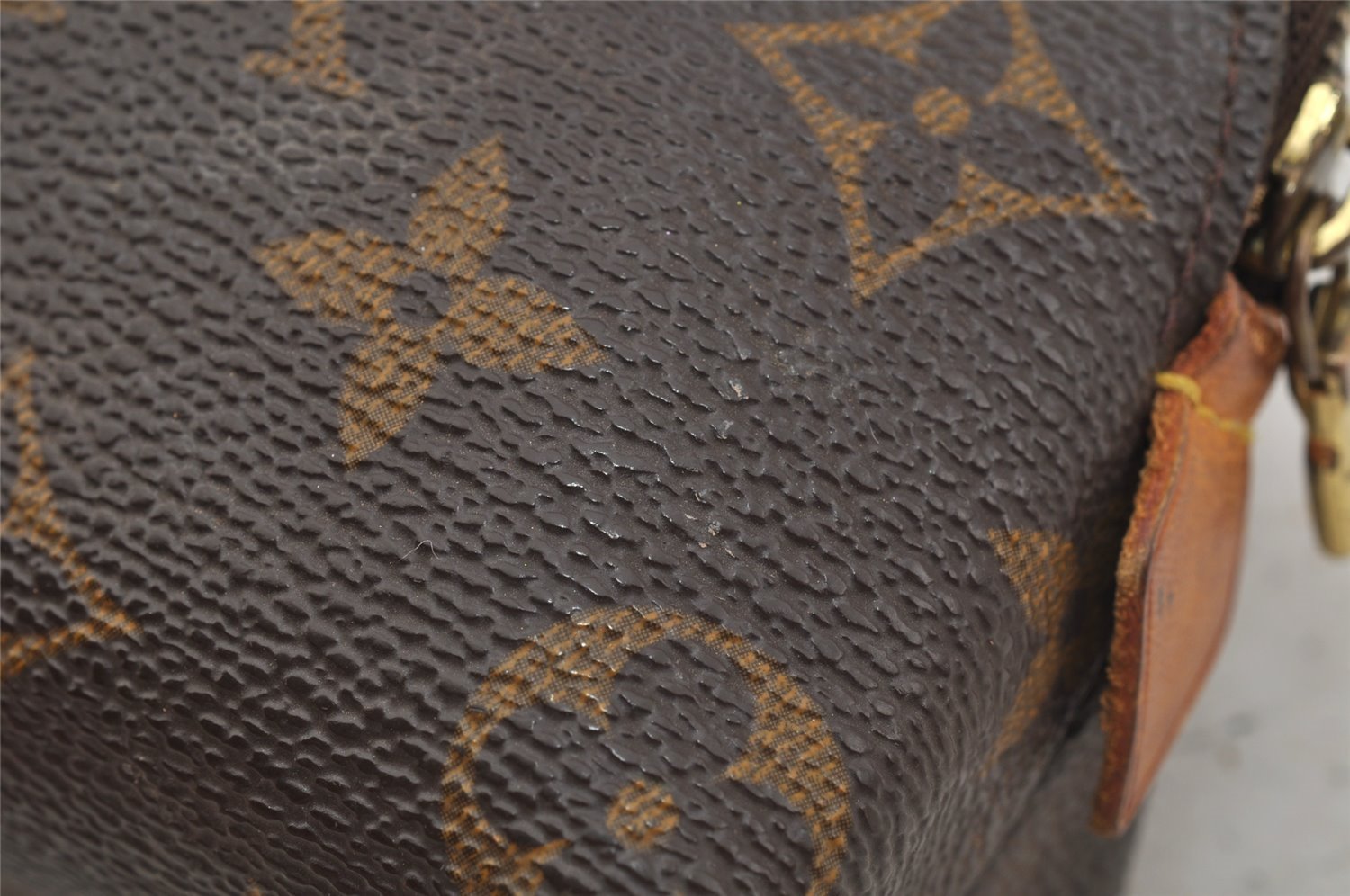 Authentic Louis Vuitton Monogram Pochette Cosmetic Pouch M47515 LV Junk 3793J