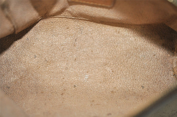 Authentic Louis Vuitton Monogram Pochette Cosmetic Pouch M47515 LV Junk 3793J