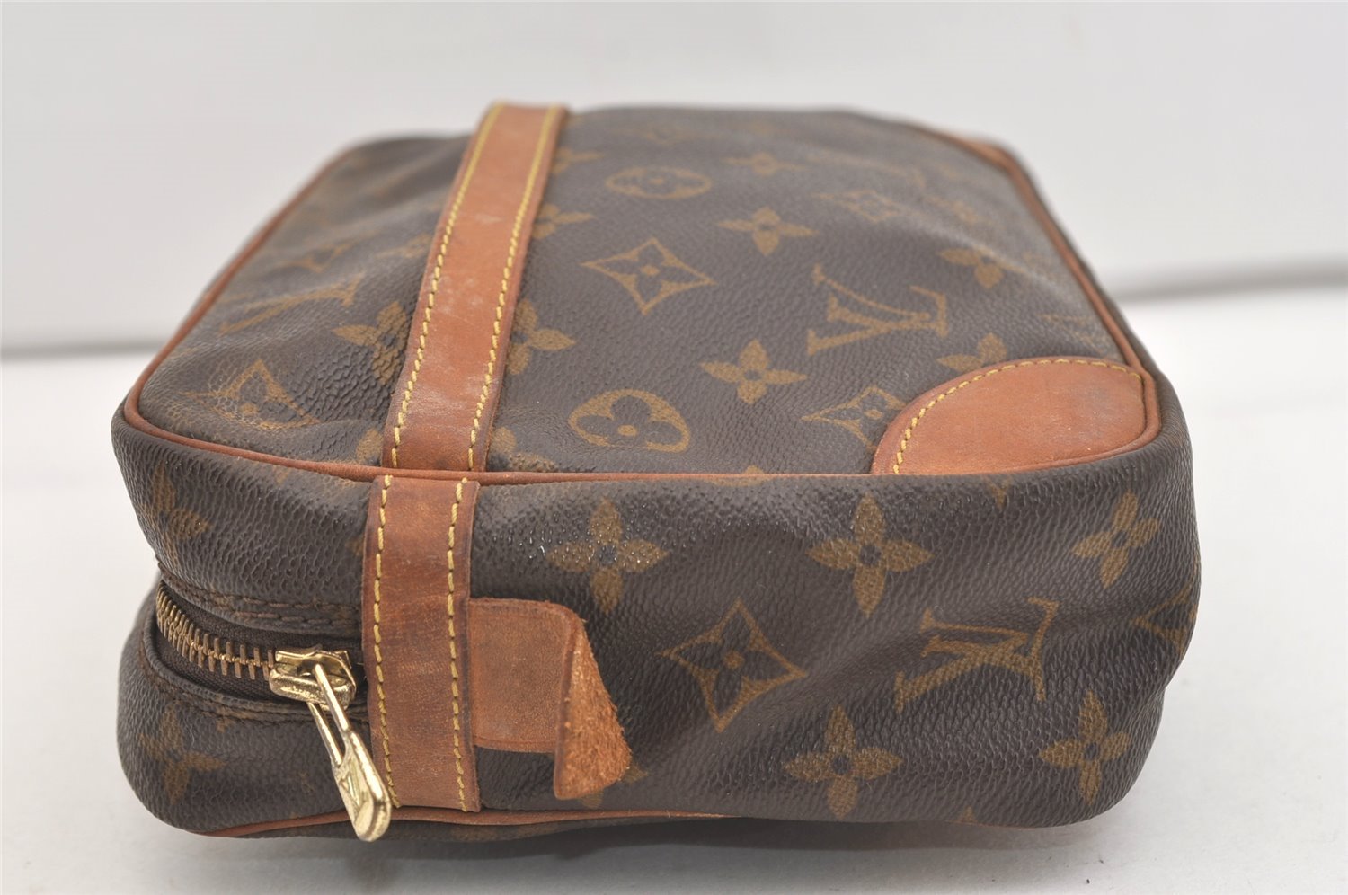 Authentic Louis Vuitton Monogram Compiegne 28 Clutch Hand Bag M51845 LV 3794J