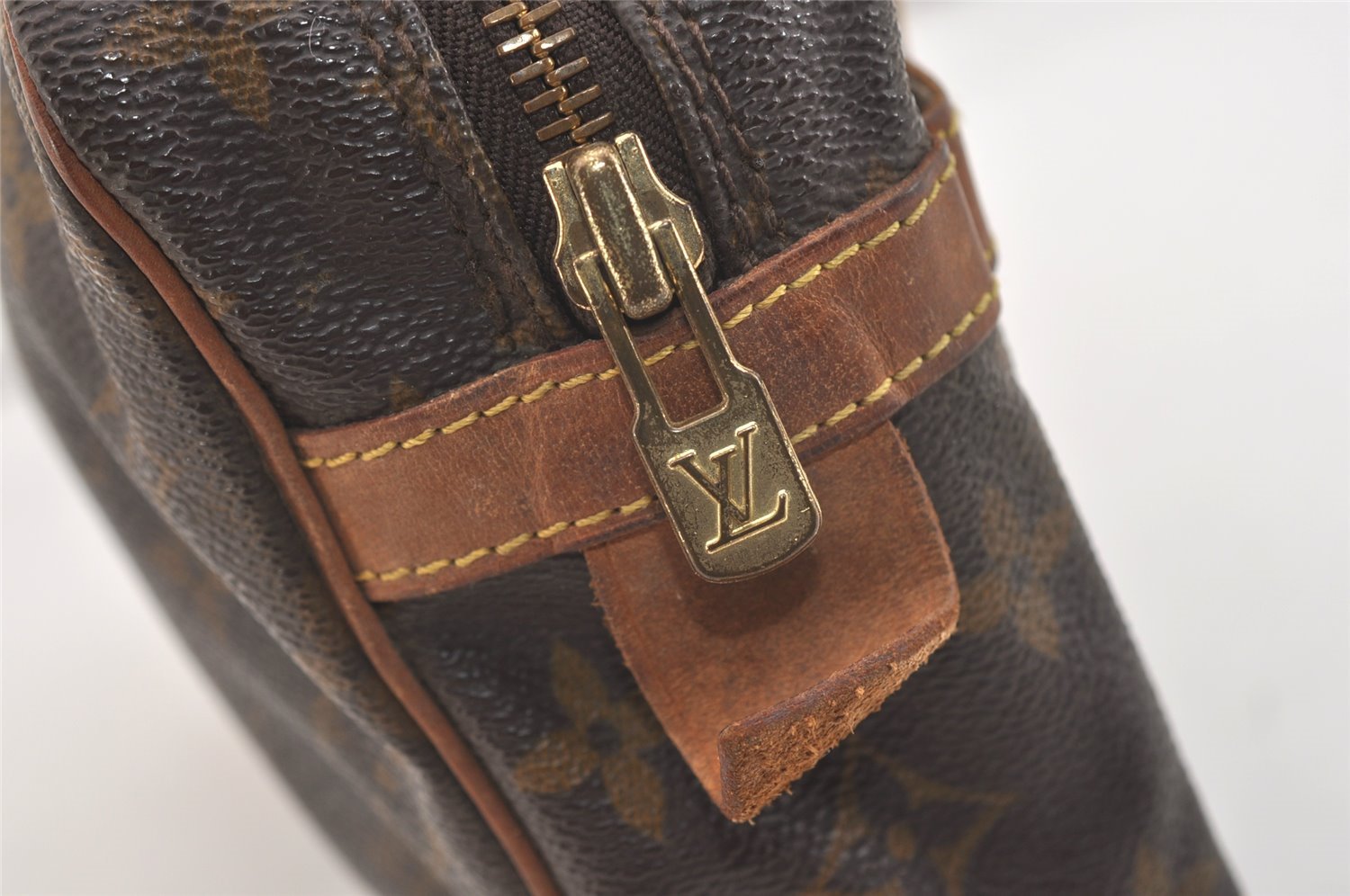 Authentic Louis Vuitton Monogram Compiegne 28 Clutch Hand Bag M51845 LV 3794J